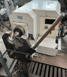2" Evantech #DBF50, 1/8"-2" OD, manual vise, vari-speed w/digital display, tooling - Image 7