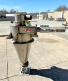 16" MAC, Stainless Cyclone, 12" straight side, 24" Cone height, 68" overall height, 3.5" O.D. Clean Air - Image 1