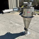 16" MAC, Stainless Cyclone, 12" straight side, 24" Cone height, 68" overall height, 3.5" O.D. Clean Air - Image 2