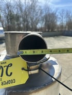 16" MAC, Stainless Cyclone, 12" straight side, 24" Cone height, 68" overall height, 3.5" O.D. Clean Air - Image 10