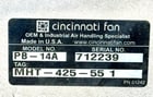 Cincinnati Fan #PB-14A, Blower, 5.5" I.D. & 6" O.D. Outlet, 3 HP, 3450 RPM, 208-230/460 V - Image 5