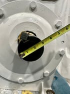 11.9 HP @ 1750 RPM, Master Power Transmission, Gear Reducer, 17 RPM Out, 105.90 :1 Ratio, 2.625" dia. Shaft - Image 7
