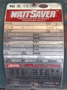 2 HP 1745/1435 RPM Leeson Wattsaver #C145T17FC38C, Inverter Duty AC Motor, 3 Phase, 60/50 Hz, 208-230/190 V - Image 4