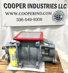 8" Buhler, Rotary Airlock, Carbon Steel, 8" x 8" Inlet w/10" x 10" Flange, 3" I.D. Blow Through Outlet, 13" H - Image 1