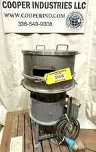 24" Sweco #S24S412, Round Screener Sifter, Stainless, 4" H Bottom & 9" H Second Rings, 6" diameter Outlet - Image 2