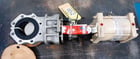 4" United Conveyor Corp., Pneumatic Knife Gate Valve, 2" Face to Face, 6" Bore x 4.5" Stroke Air Cylinder - Image 2