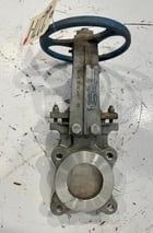 3" ITT Fabri-Valve, Knife Gate, 3" diameter Inlet w/5" diameter Flange, 2" Face to Face - Image 1