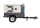20 KW Atlas Copco #QAS25-ID, diesel generator, trailer mounted, Isuzu Tier 4F, liquid cooled, 480 Volts, 30 - Image 1
