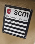 SCM #T-120/C, heavy duty shaper, 5.5 HP, 6.3 amps, 41" x 35" table, 1-1/4" spindle, 5 speed - Image 3