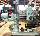 4' -9" Morris Radial Drill, 4 MT, 5 HP, box table, nice, low price - Image 1