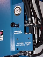 250 Ton, Press Master #250T-E/H, H-Frame hydraulic press, 16" stroke, 12" bore, #142136 - Image 6