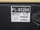 50 KW Kohler, Natural gas industrial generator, 277/480 Volts, 2009 - Image 6