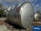 6800 Gal ICCNW Mix Tank, 304 Stainless Steel, 5 HP, 120" diameter x 132", dish bottom, baffles, 2021 - Image 3
