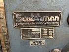 Scotchman #5075, ironworker, 50 ton, 5 HP, 7.5" throat, 24" bar shear, 30 SPM, w/ punches, dies, pipe notch - Image 3