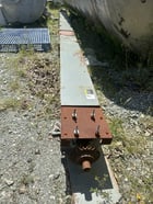 6" diameter x 20' long, Carbon steel screw conveyor, no drives, flat covers - Image 2