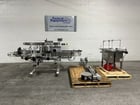 Accutek #AVF-10, Bottle Liquid Filling Line, 10-Head, 100 bottles/min., 42" diameter Feed Table, 15" - Image 2
