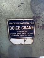 10" Boice Crane Wilton #20600, Drill Press, 8 speed 120-1640 RPM, 17.25" x 21" table, w/ t-slot, Jacobs drill - Image 6