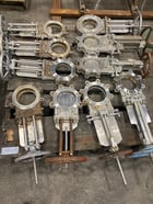 6" Dezurik, Rovalve, Velan, TLV, Stainless steel slide gate valves, lot of 10 - Image 1