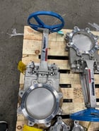 8" Dezurik #KGC-E size 8, manual Stainless steel slide gate valve, unused, new - Image 1