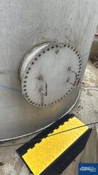 10000 gallon McDaniel MFG, Stainless Steel Storage Tank, 10' 6" diameter x 16' straight side, cone top, flat - Image 3
