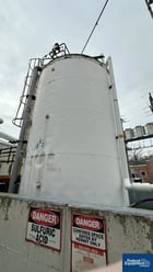 11000 gallon Stainless Steel Tank, 126" diameter x 216" straight side, cone top, flat bottom - Image 1