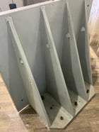 43-1/2" x 42" x 24" Drilled & tapped angle plates, 2-1/4" face thickness - Image 9