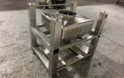 Meto, IBC, Stainless Steel, 185 liter capacity, 27" x 27" straight side w/18" Cone, 11" Top Opening, 7.5" - Image 3