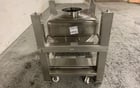 Meto, IBC, Stainless Steel, 185 liter capacity, 27" x 27" straight side w/18" Cone, 11" Top Opening, 7.5" - Image 4