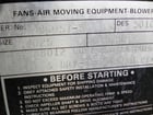 42250 cfm, Northern Blower Cooling Exhaust Fan, Size 4025, 4' x 5' Outlet, 30 HP - Image 6