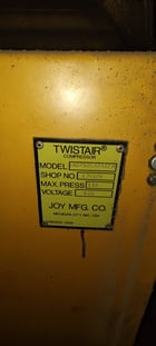 275 cfm, 110 psi, Joy #TA290EAA4AE. Rotary Screw Air Compressor, w/ refrigerated air dryer & hold tank, 460 V. - Image 9