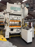 150 Ton, Minster #P2-150-54 PieceMaker, double crank sngl side press, 6" stroke, 23" Shut Height, 45-90 SPM - Image 1