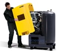 21 cfm, 125 psig, Kaeser #5C, Rotary Screw Air Compressor w/Built-in Dryer, 80-217 Pressure Range, 70 dB(A) - Image 5