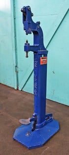 Stimpson #R1, Foot Powered Rivet Machine, 4.375" Throat depth, 48.5" height - Image 2