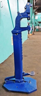Stimpson #R1, Foot Powered Rivet Machine, 4.375" Throat depth, 48.5" height - Image 3