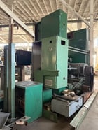 72" Giddings & Lewis #Hypro Dual Ram, CNC vertical boring mill, control w/milling spindle in ram, 74" swing - Image 9