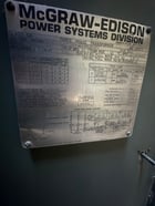 750 KVA 12470GRDY/7200 Primary, 480GRDY/277 Secondary, McGraw-Edison, padmount - Image 1