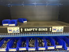 Large Inventory of, Fastenal Stainless Steel hardware & organized bin / shelving system, machine screws - Image 4
