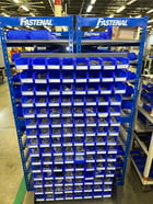 Large Inventory of, Fastenal Stainless Steel hardware & organized bin / shelving system, machine screws - Image 7