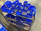 Large Inventory of, Fastenal Stainless Steel hardware & organized bin / shelving system, machine screws - Image 10