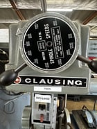 15" Clausing #1769, Sgl Spindle Drill Press, Floor Type, variable speed, Reversing Foot Pedal, 7.5" throat - Image 5