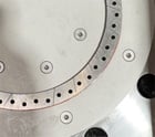 Gala Industries #7, die plate, square tiled, 50 holes .125" diameter moles, single row - Image 4