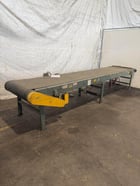 30" wide x 16' long, Hytrol, powered belt conveyor, 1 HP, 230/460 V., 3-phase, adj. legs - Image 1