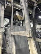 22 cu.ft. Metfin, rubber belt tumblast, 30 HP large direct drive wheel, shaker unloader & loading system - Image 3