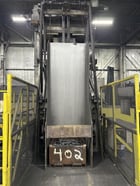 22 cu.ft. Metfin, rubber belt tumblast, 30 HP large direct drive wheel, shaker unloader & loading system - Image 7