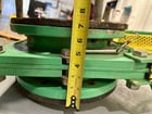 8" Clarkson, manual knife gate valve, Carbon steel constructin w/gum rubber lining, 150 psi, unused - Image 6