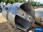 1693 gallon ICCNW, Tank, Stainless Steel, 69" diameter x 96" straight side, flat top w/ cover, dish bottom - Image 1