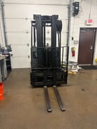 3800 lb. Clark #ESM1125, standup electric forklift, 186" lift height, 24" load center, batteries & charger - Image 2