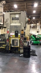 220 Ton, Aida #CF1-220, straight side double crank, 11.8" stroke, 19.6" Shut Height, variable speed, 29.53" - Image 2