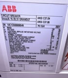 2000 Amps, ABB Circuit Breaker, VMAX/A 15.20.31, drawout, Cat #1VCP000408, Unused - Image 3