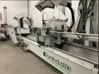 19.68" FOM Industries #Blitz-Alva-500, Double Head Miter Saw, 94.48" Mobile Head Roller Table, (3) Horz. & - Image 1